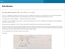 Tablet Screenshot of mathmistakes.org